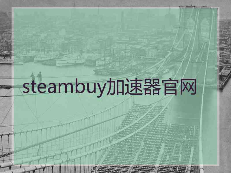 steambuy加速器官网