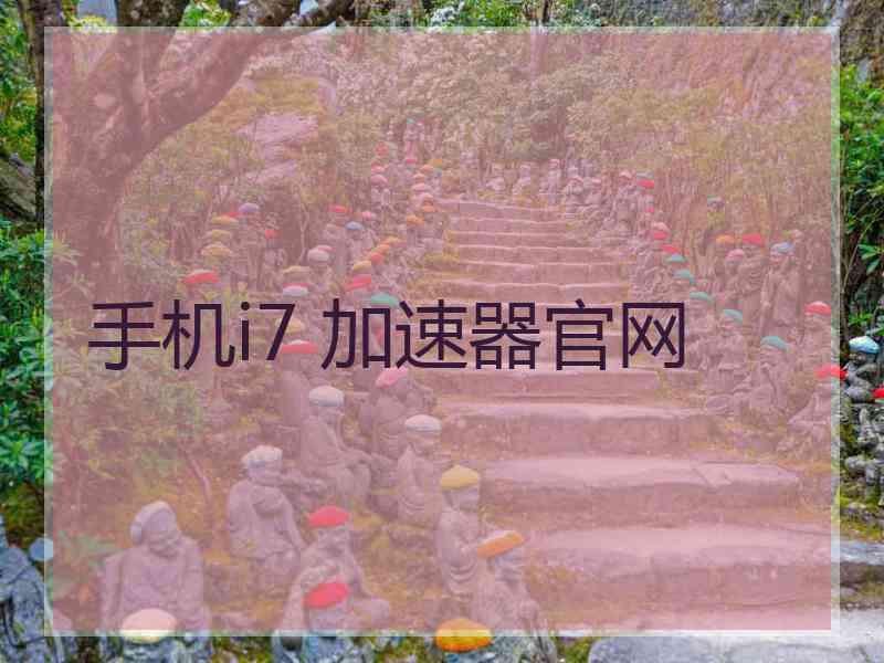 手机i7 加速器官网